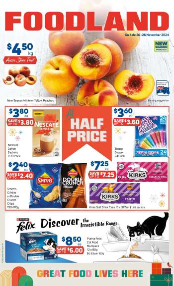Foodland Catalogue - 20 Nov 2024 - 26 Nov 2024.