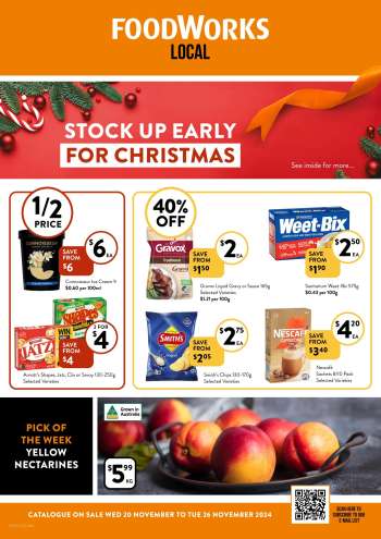 Foodworks Catalogue - 20 Nov 2024 - 26 Nov 2024.