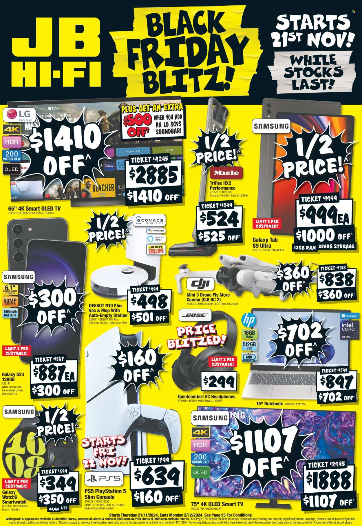 JB Hi-Fi catalogue - 21 Nov 2024 - 2 Dec 2024. Page 1