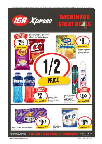 IGA Xpress Catalogue - 27 Nov 2024 - 3 Dec 2024.