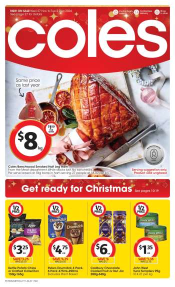 Coles Catalogue - 27 Nov 2024 - 3 Dec 2024.