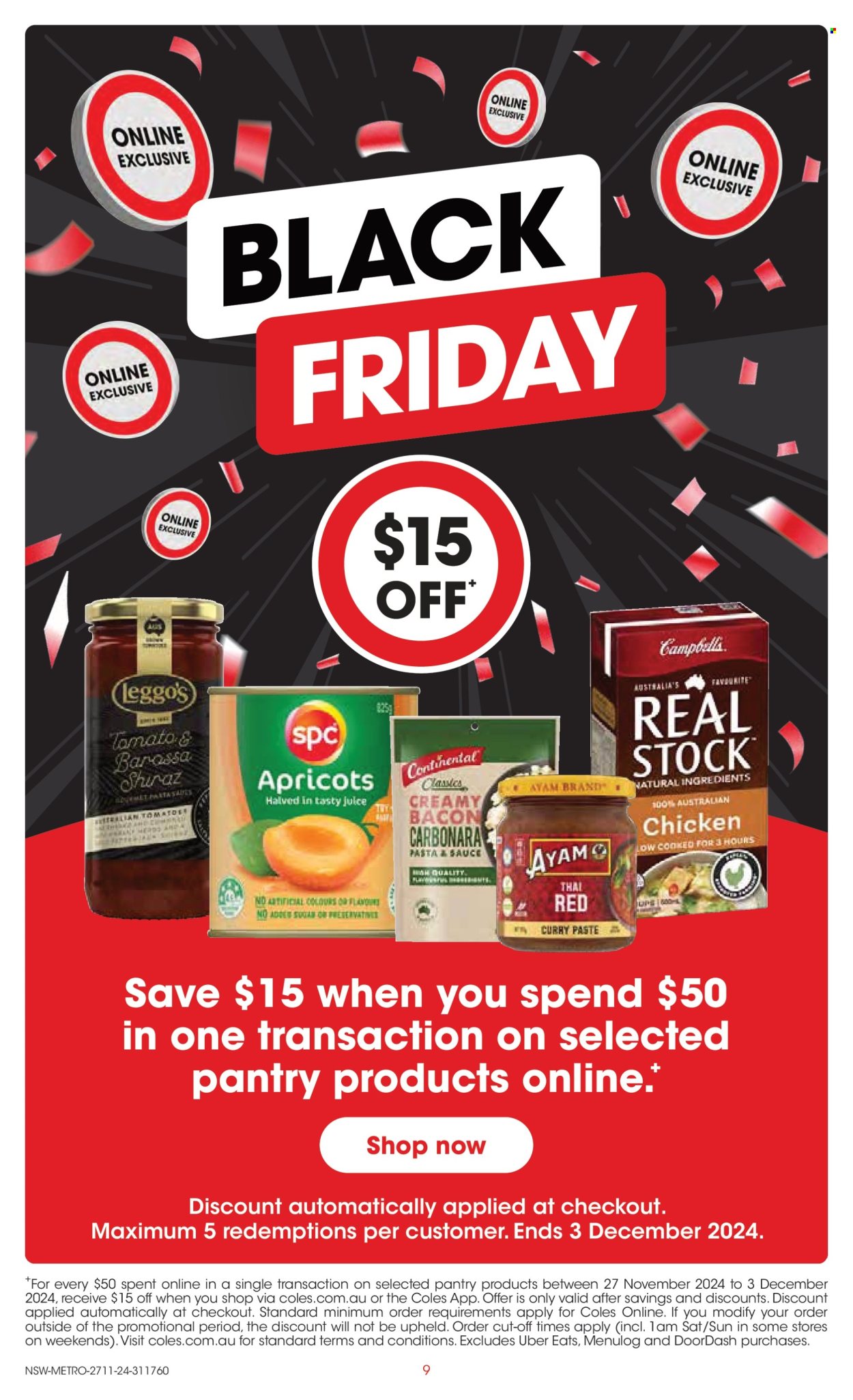 Coles catalogue - 27 Nov 2024 - 3 Dec 2024. Page 9