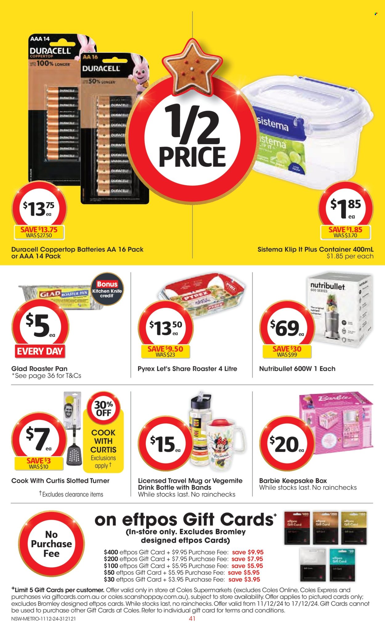 Coles catalogue - 11 Dec 2024 - 17 Dec 2024. Page 41
