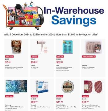 Costco Catalogue - 9 Dec 2024 - 22 Dec 2024.