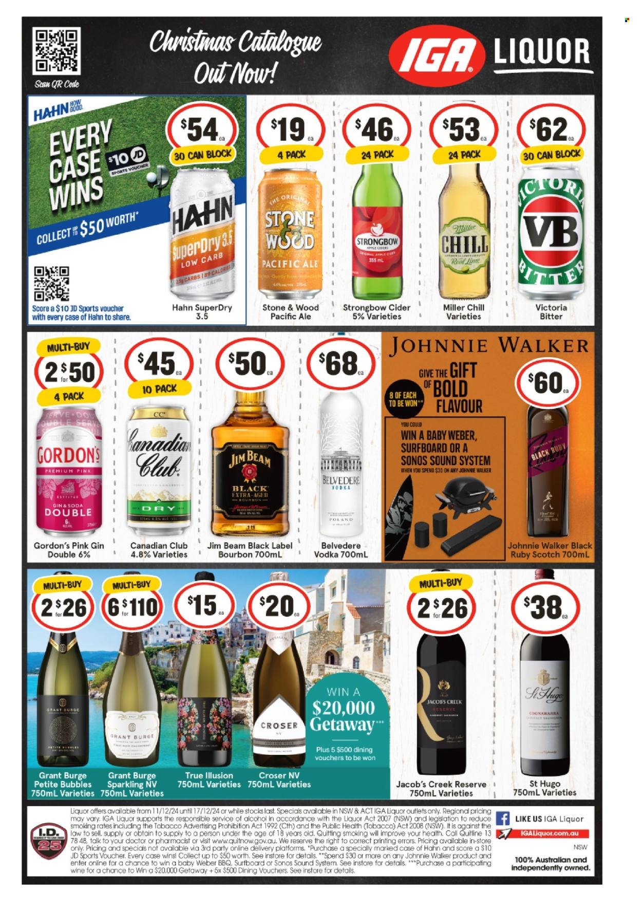 IGA LIQUOR catalogue - 11 Dec 2024 - 17 Dec 2024. Page 1