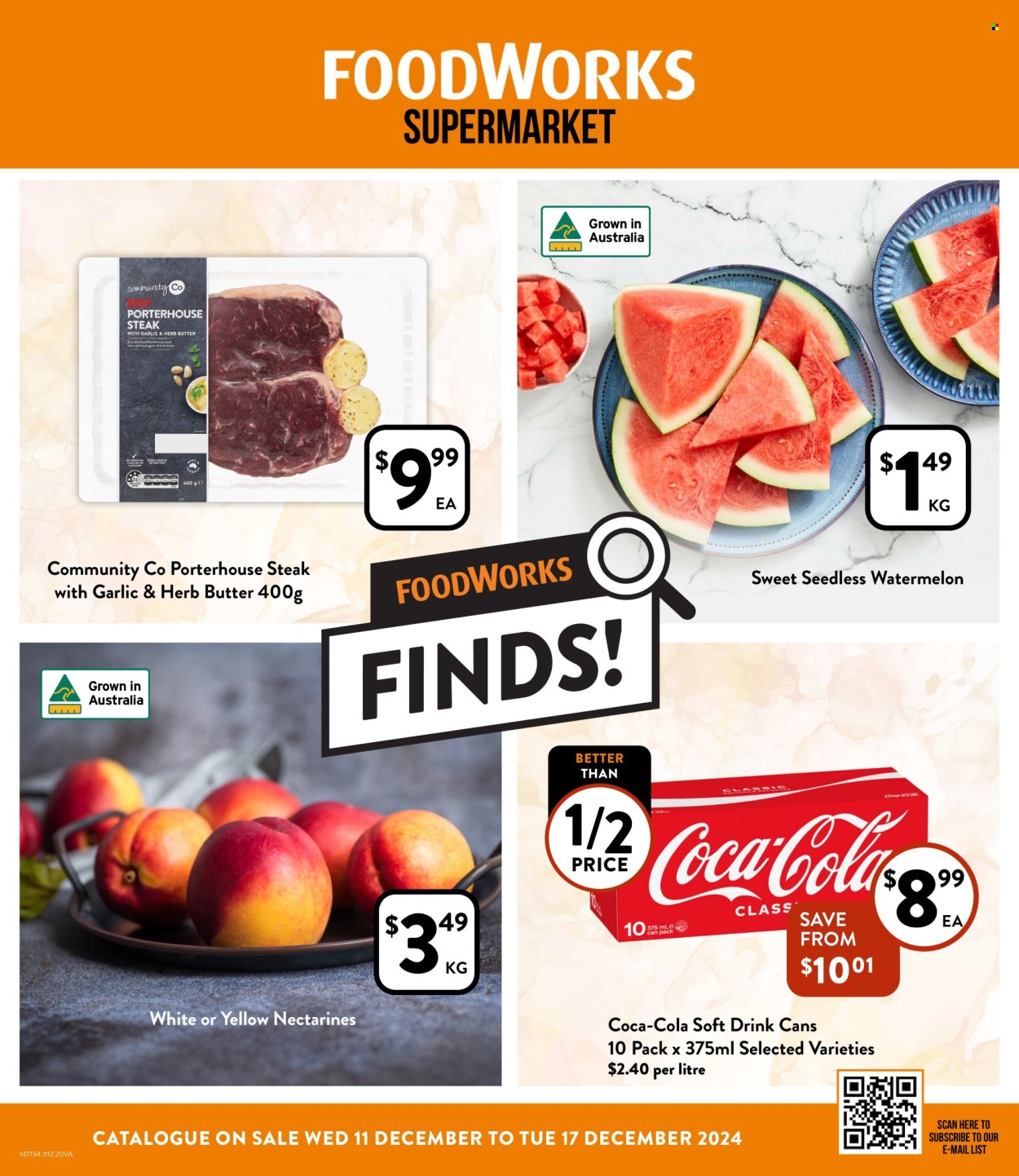 Foodworks catalogue - 11 Dec 2024 - 17 Dec 2024. Page 1