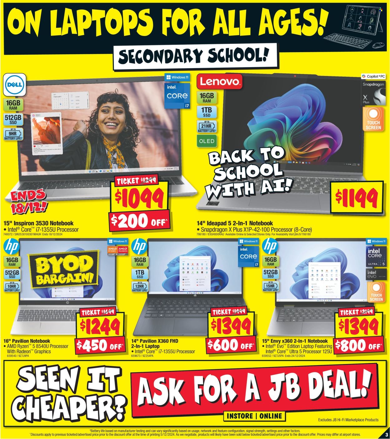JB Hi-Fi catalogue - 12 Dec 2024 - 24 Dec 2024. Page 3