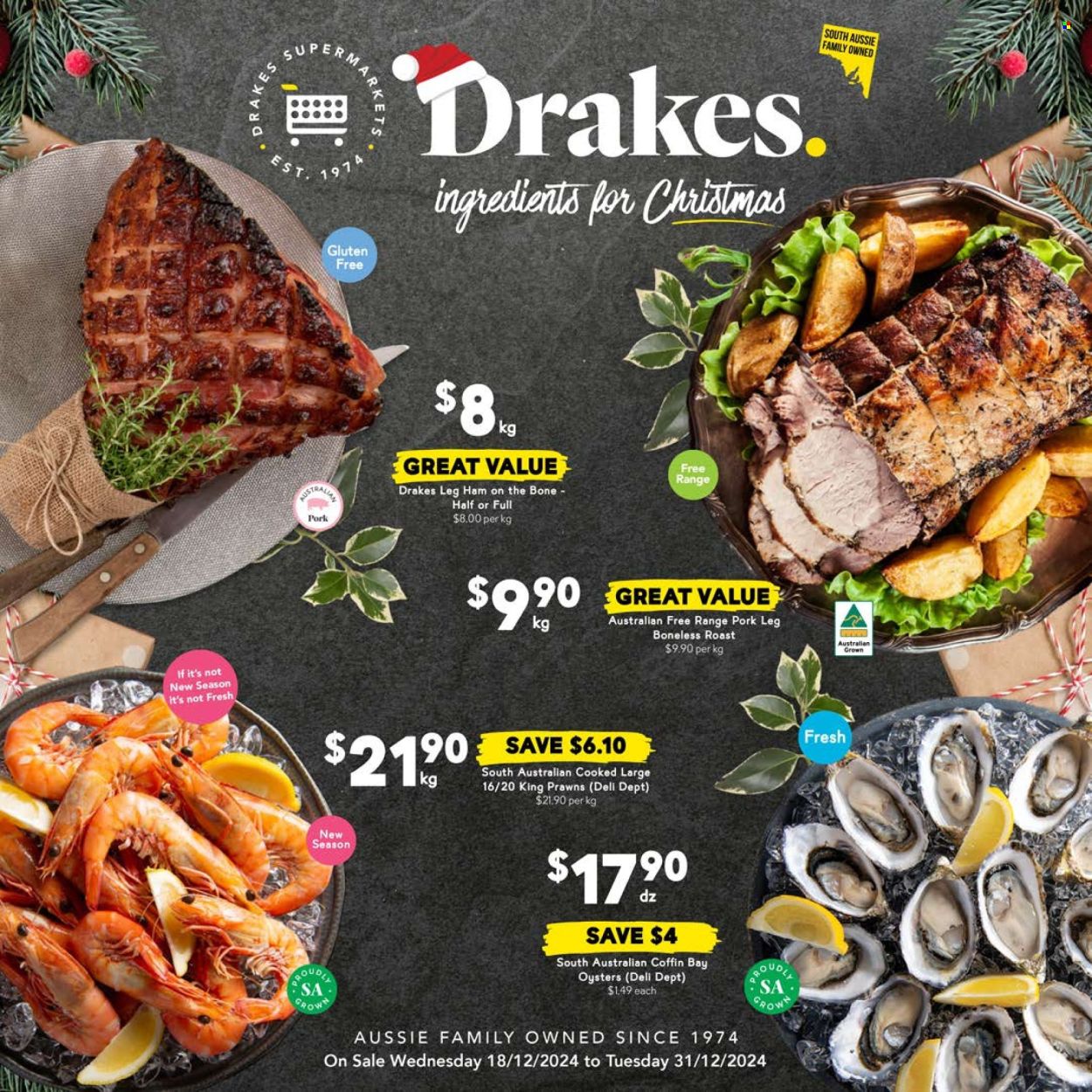 Drakes catalogue - 18 Dec 2024 - 31 Dec 2024. Page 1