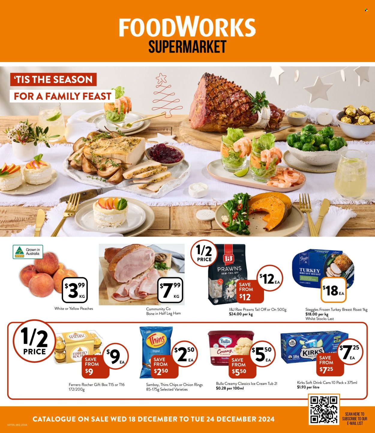 Foodworks catalogue - 18 Dec 2024 - 24 Dec 2024. Page 1