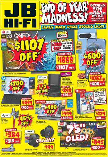 JB Hi-Fi Catalogue - 24 Dec 2024 - 1 Jan 2025.