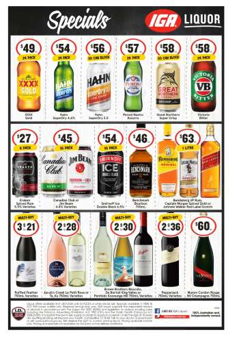 IGA LIQUOR Catalogue - 25 Dec 2024 - 31 Dec 2024.