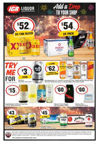 IGA LIQUOR Catalogue - 25 Dec 2024 - 31 Dec 2024.