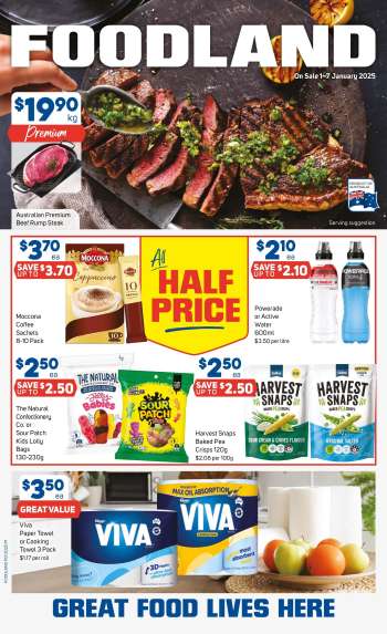 Foodland Catalogue - 1 Jan 2025 - 7 Jan 2025.
