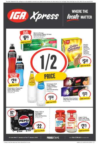IGA Xpress Catalogue - 1 Jan 2025 - 7 Jan 2025.