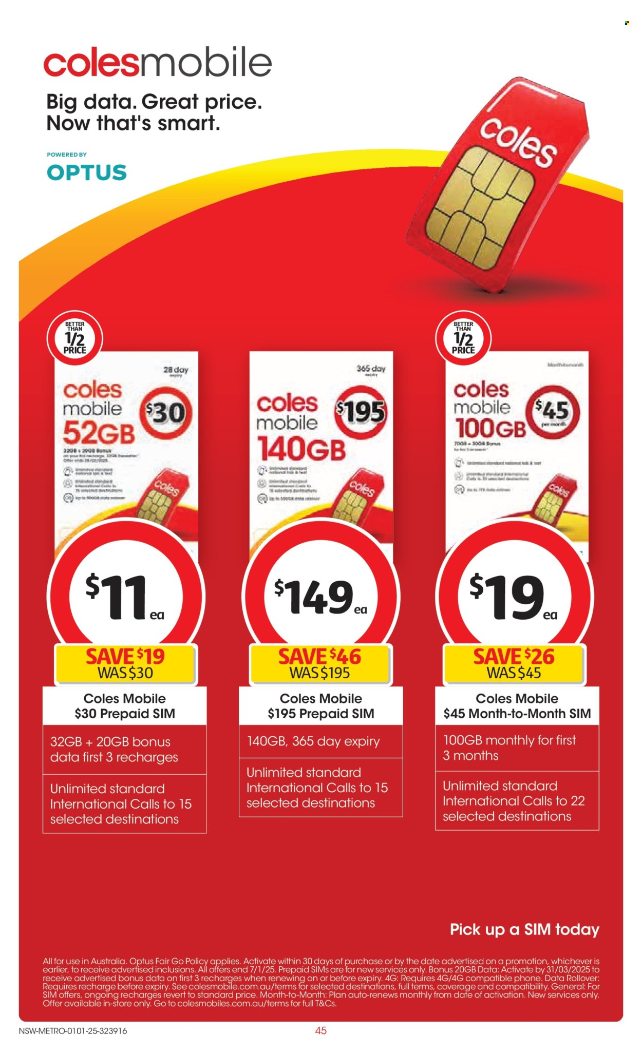 Coles catalogue - 1 Jan 2025 - 7 Jan 2025. Page 45