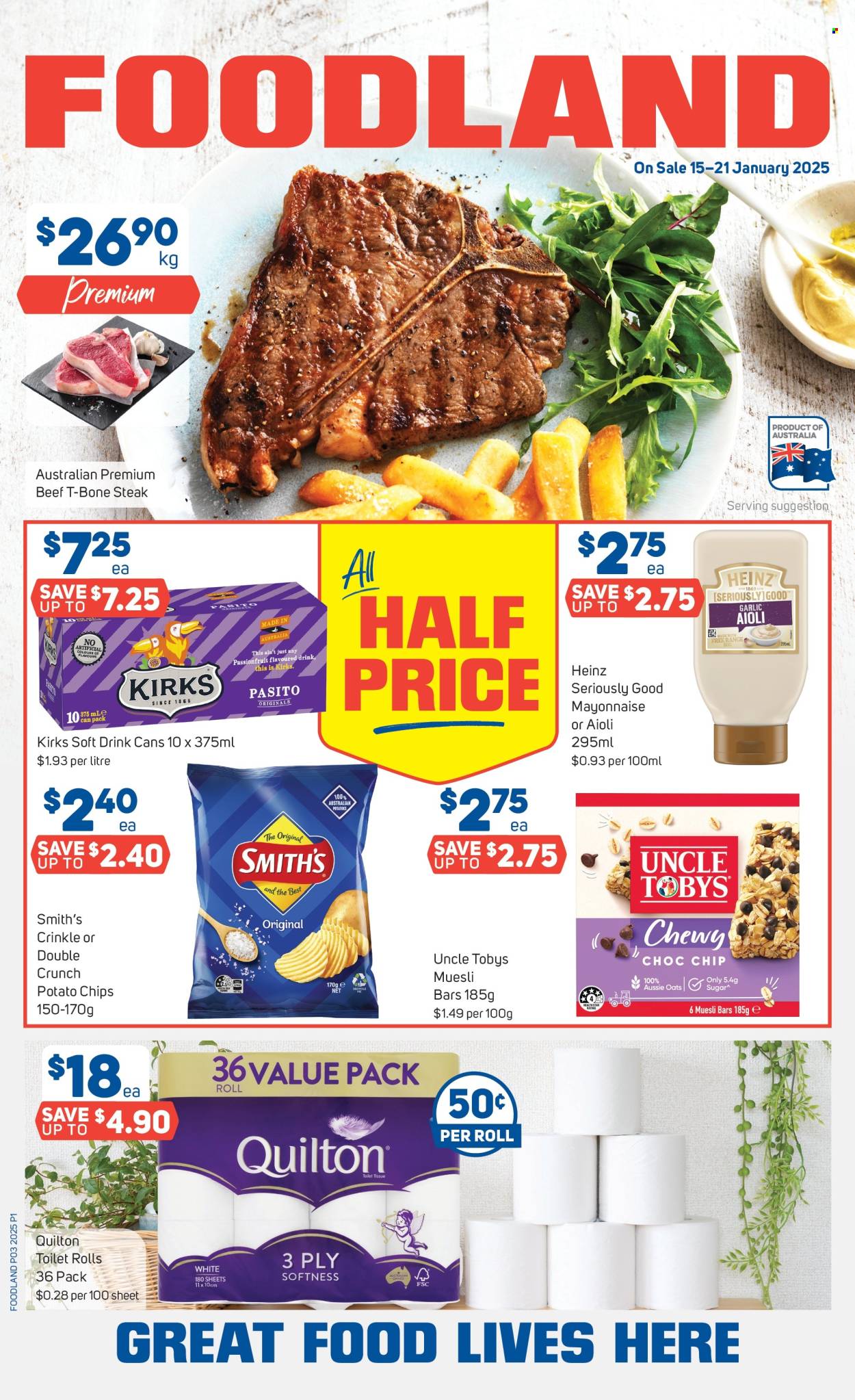 Foodland catalogue - 15 Jan 2025 - 21 Jan 2025. Page 1