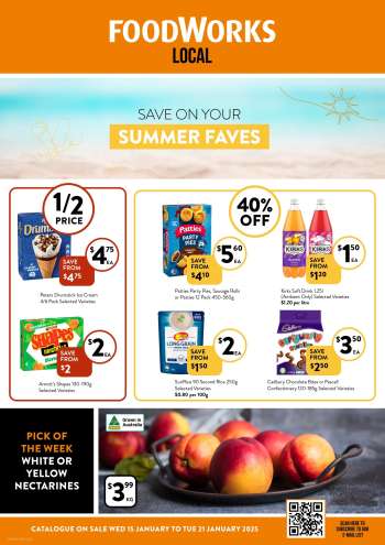 Foodworks Catalogue - 15 Jan 2025 - 21 Jan 2025.
