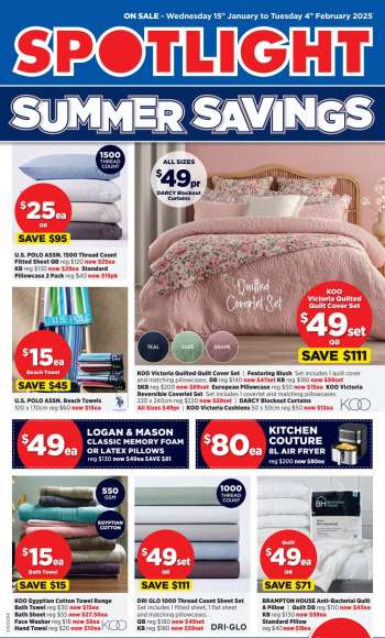 Spotlight Catalogue - 15 Jan 2025 - 4 Feb 2025.