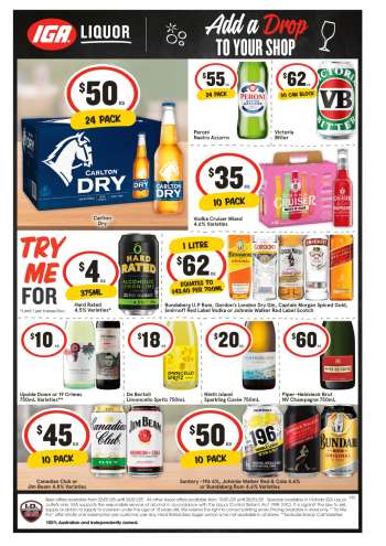 IGA LIQUOR Catalogue - 22 Jan 2025 - 28 Jan 2025.