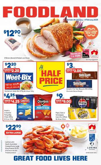 Foodland Catalogue - 29 Jan 2025 - 4 Feb 2025.
