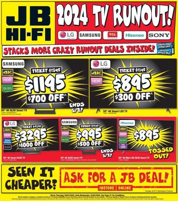 JB Hi-Fi catalogue - 30 Jan 2025 - 12 Feb 2025. Page 1