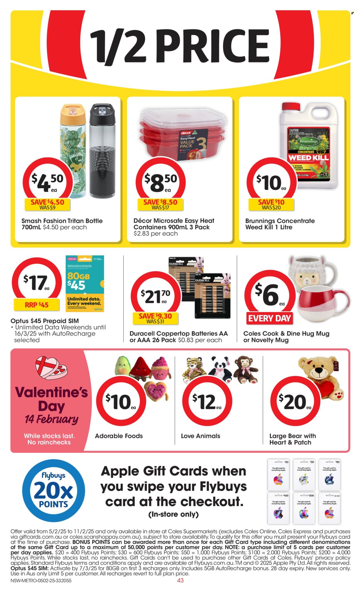 Coles catalogue - 5 Feb 2025 - 11 Feb 2025. Page 43