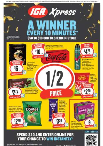 IGA Xpress Catalogue - 12 Feb 2025 - 18 Feb 2025.