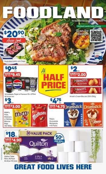 Foodland Catalogue - 26 Feb 2025 - 4 Mar 2025.