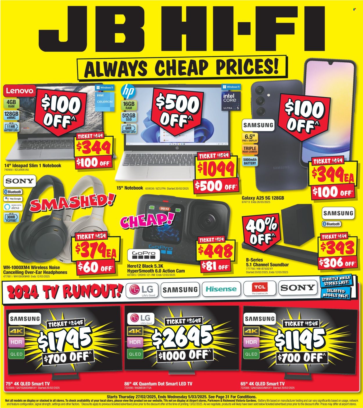 JB Hi-Fi catalogue - 27 Feb 2025 - 5 Mar 2025. Page 1