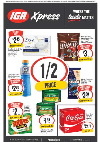 IGA Xpress Catalogue - 5 Mar 2025 - 11 Mar 2025.