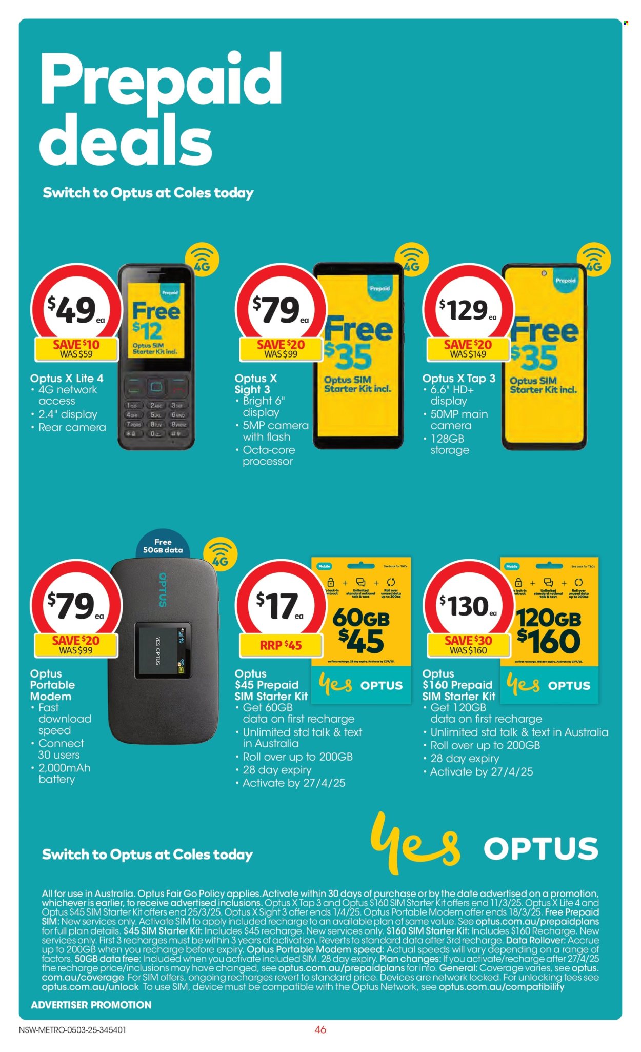 Coles catalogue - 5 Mar 2025 - 11 Mar 2025. Page 46
