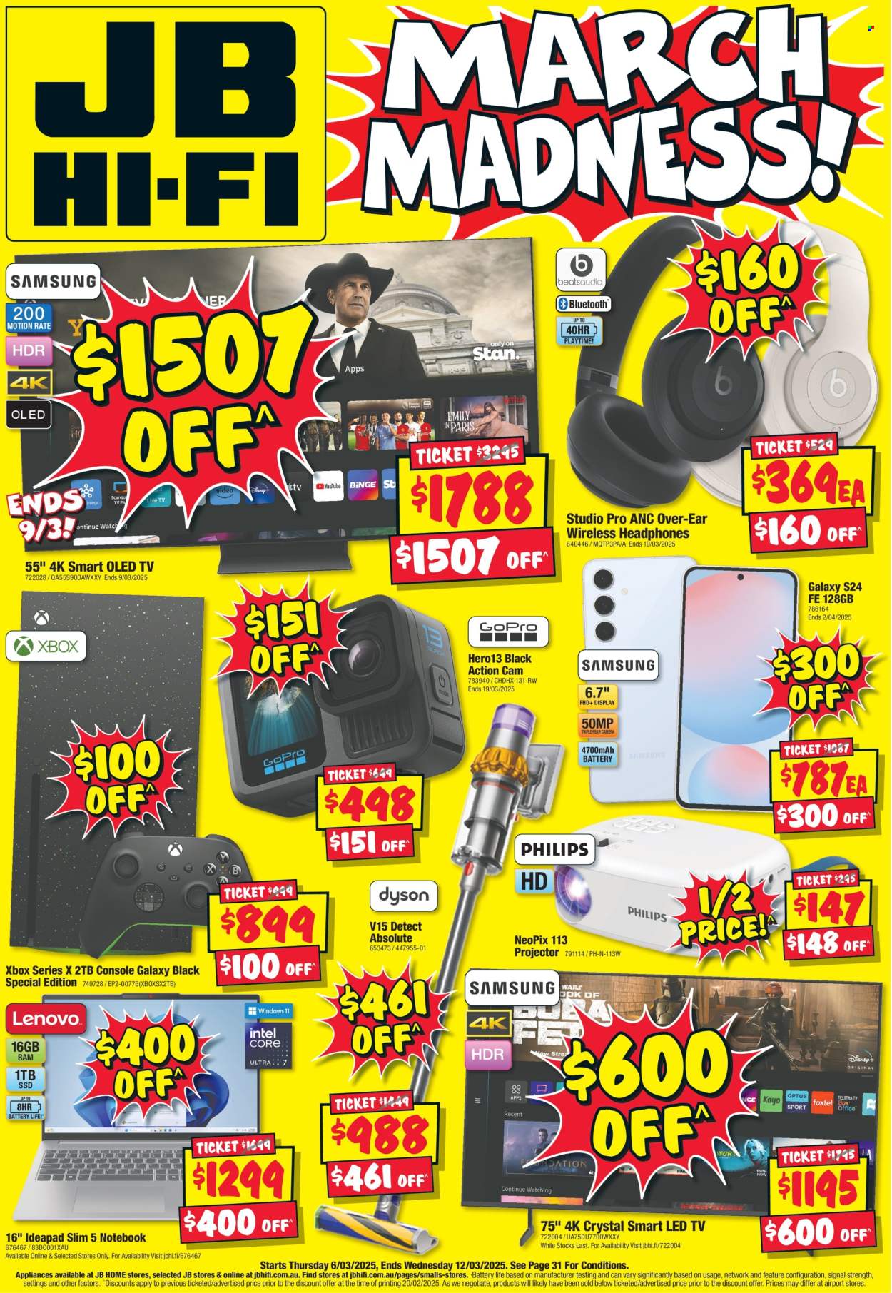 JB Hi-Fi catalogue - 6 Mar 2025 - 12 Mar 2025. Page 1