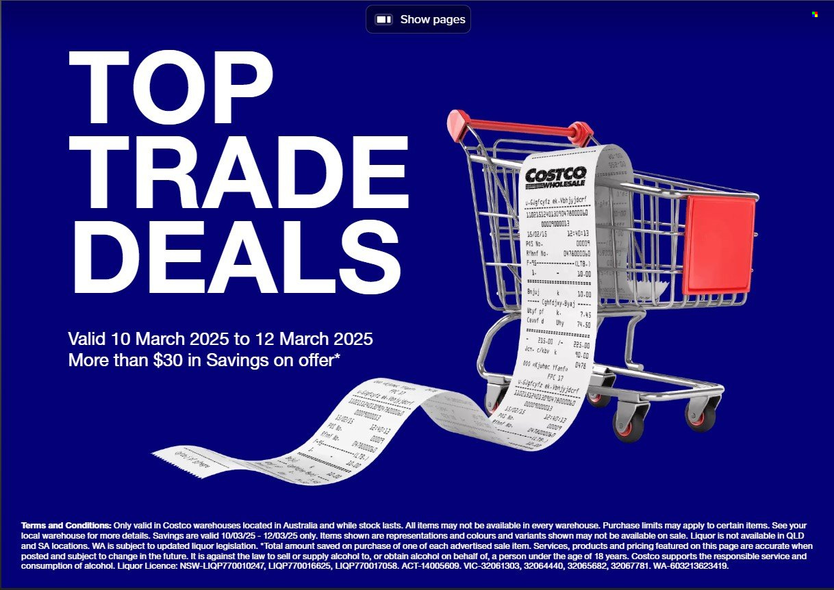 Costco catalogue - 10 Mar 2025 - 12 Mar 2025. Page 1