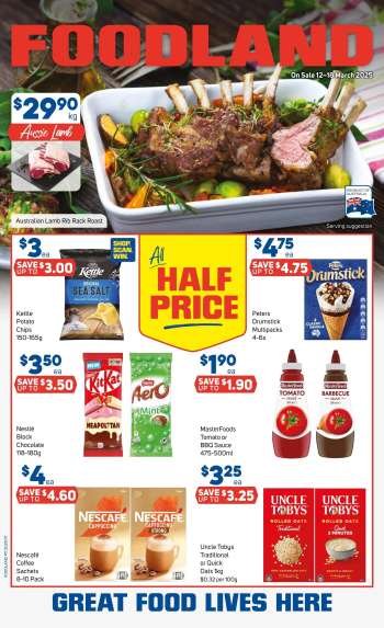 Foodland Catalogue - 12 Mar 2025 - 18 Mar 2025.