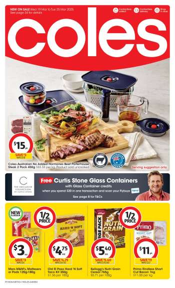 Coles Catalogue - 19 Mar 2025 - 25 Mar 2025.