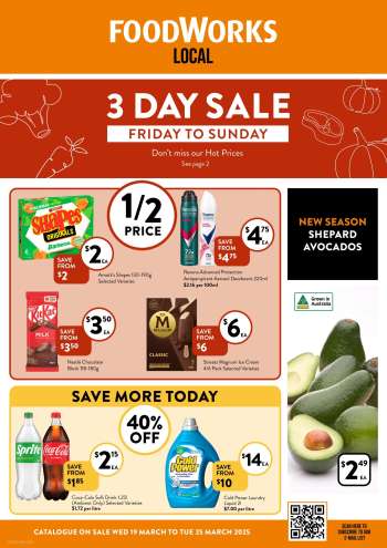 Foodworks Catalogue - 19 Mar 2025 - 25 Mar 2025.