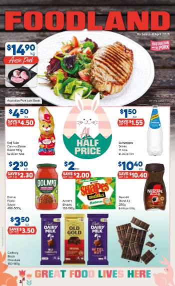 Foodland Catalogue - 2 Apr 2025 - 8 Apr 2025.