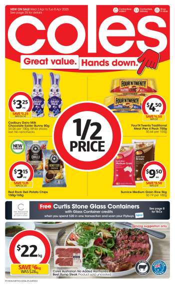 Coles Catalogue - 2 Apr 2025 - 8 Apr 2025.