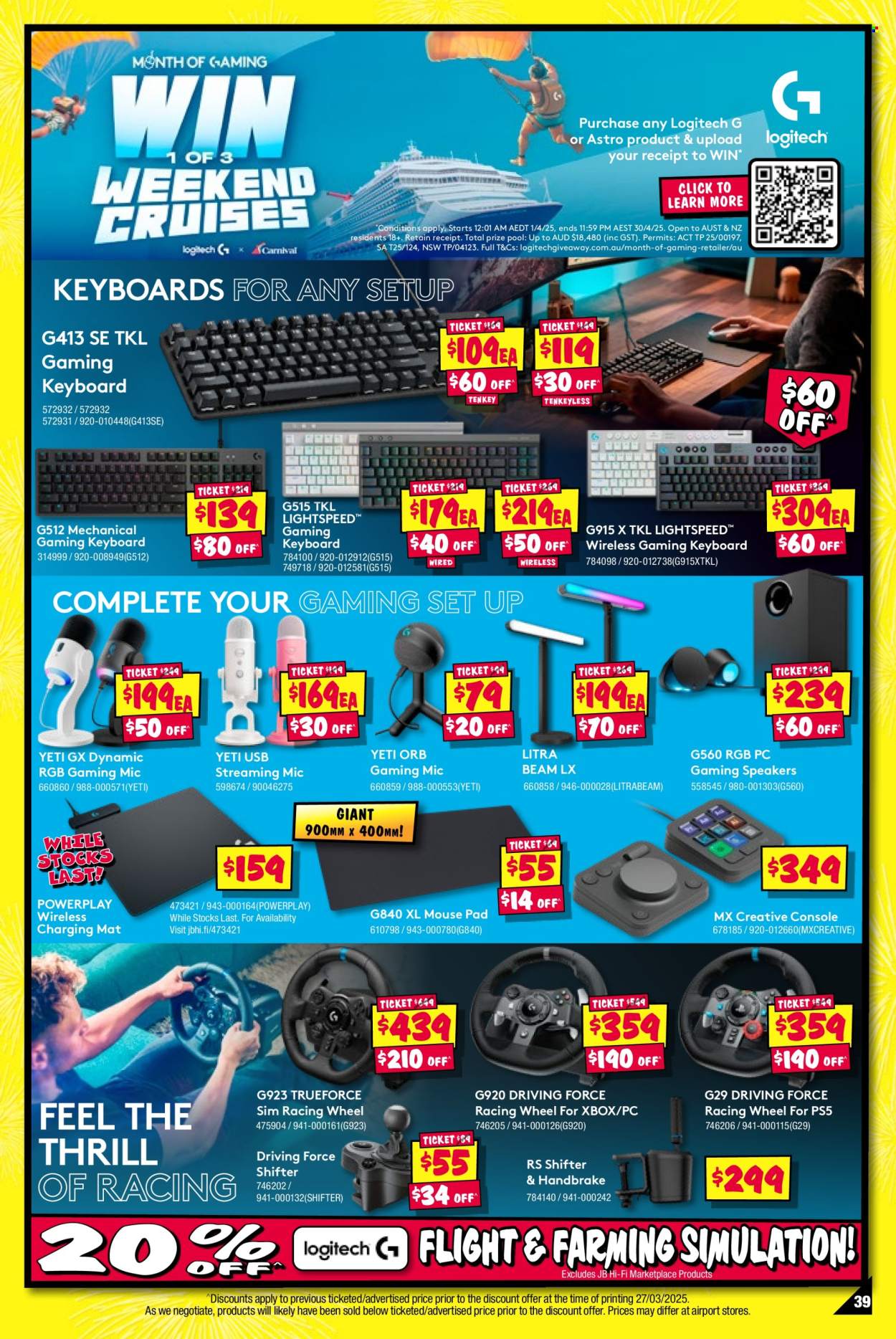 JB Hi-Fi catalogue - 7 Apr 2025 - 20 Apr 2025. Page 39