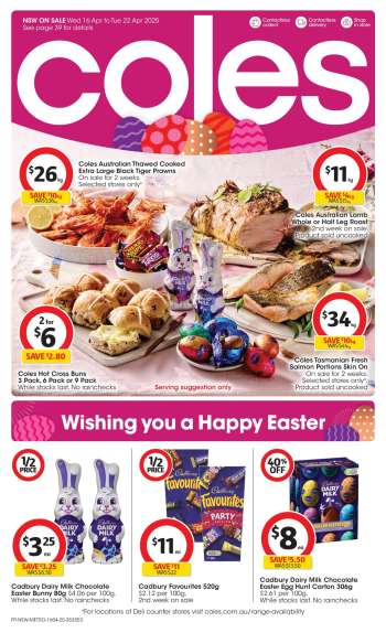 Coles Catalogue - 16 Apr 2025 - 22 Apr 2025.