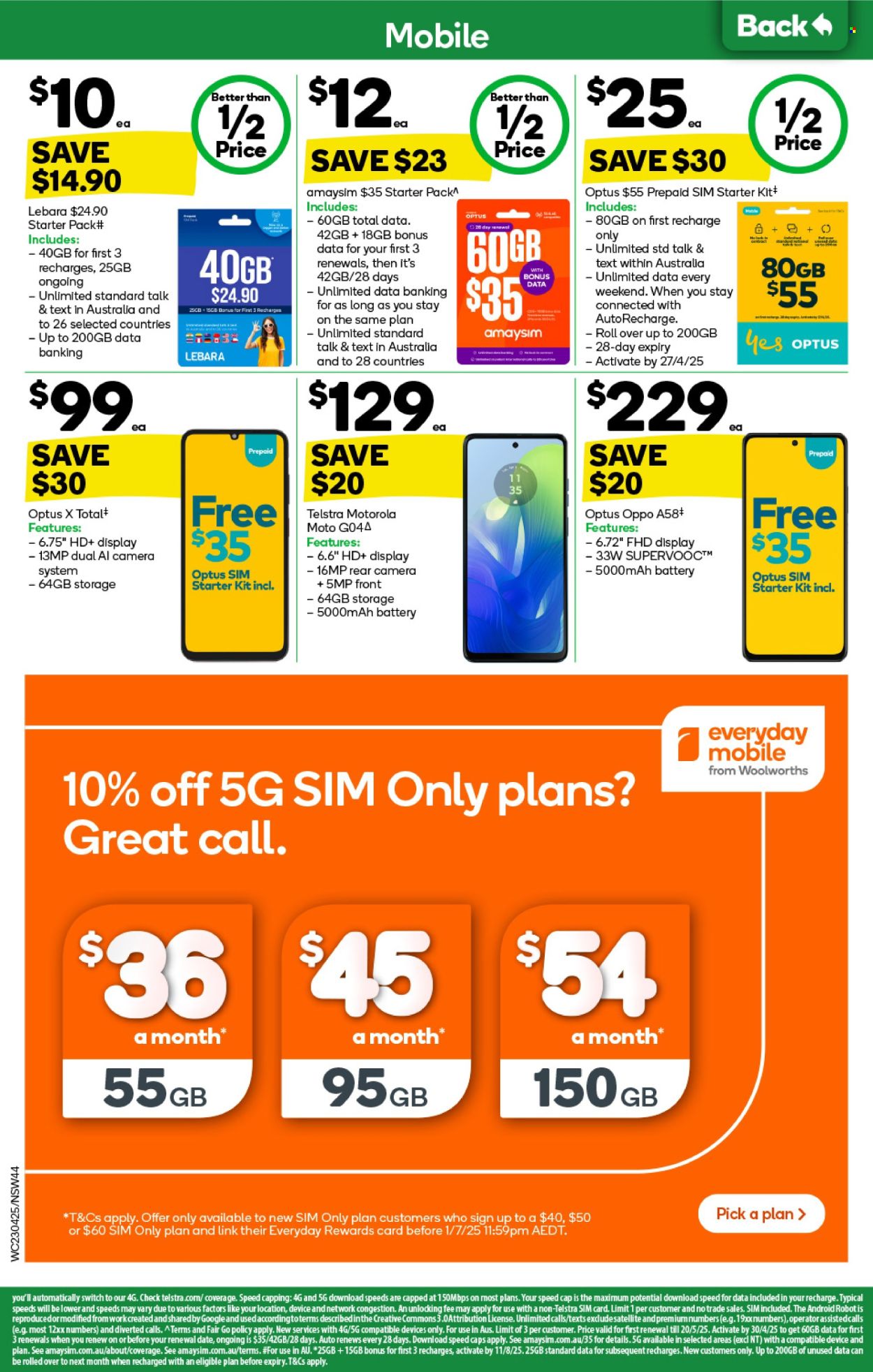 Woolworths catalogue - 23 Apr 2025 - 29 Apr 2025. Page 44