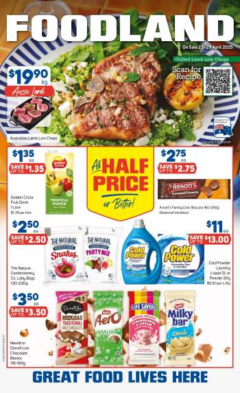 Foodland Catalogue - 23 Apr 2025 - 29 Apr 2025.
