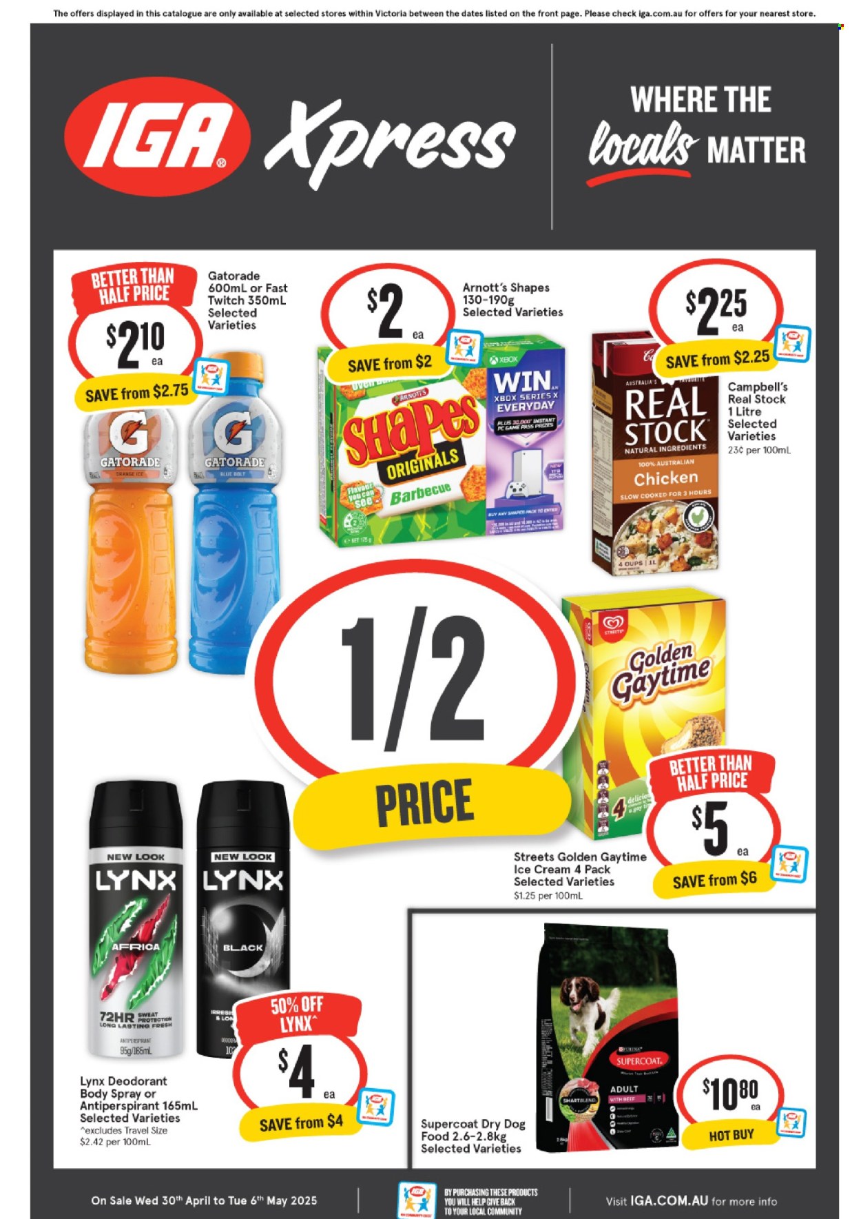 IGA Xpress catalogue - 30 Apr 2025 - 6 May 2025. Page 1