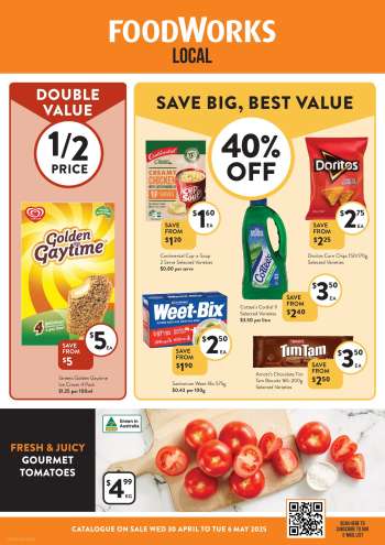 Foodworks Catalogue - 30 Apr 2025 - 6 May 2025.