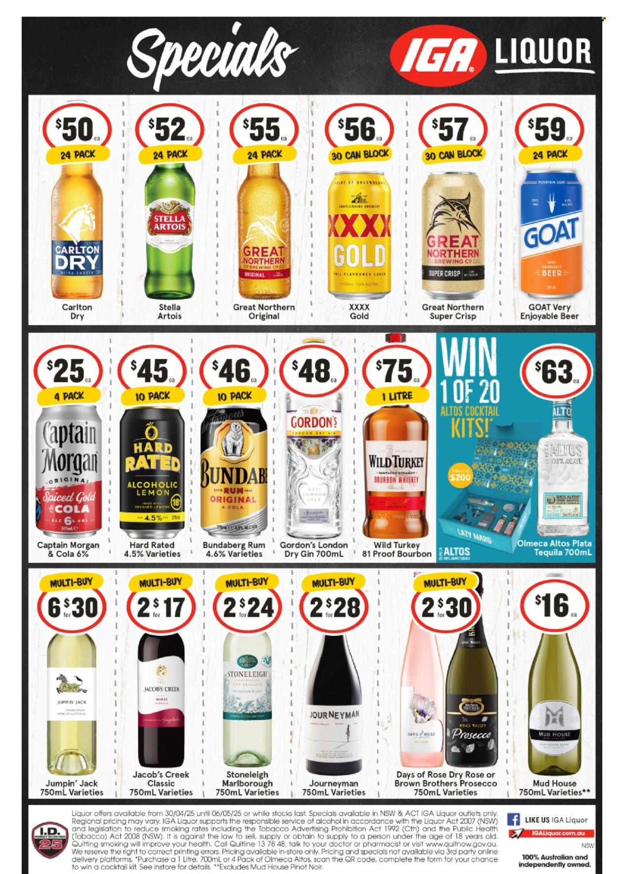 IGA LIQUOR catalogue - 30 Apr 2025 - 6 May 2025. Page 1