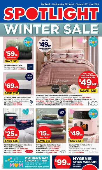 Spotlight Catalogue - 30 Apr 2025 - 13 May 2025.