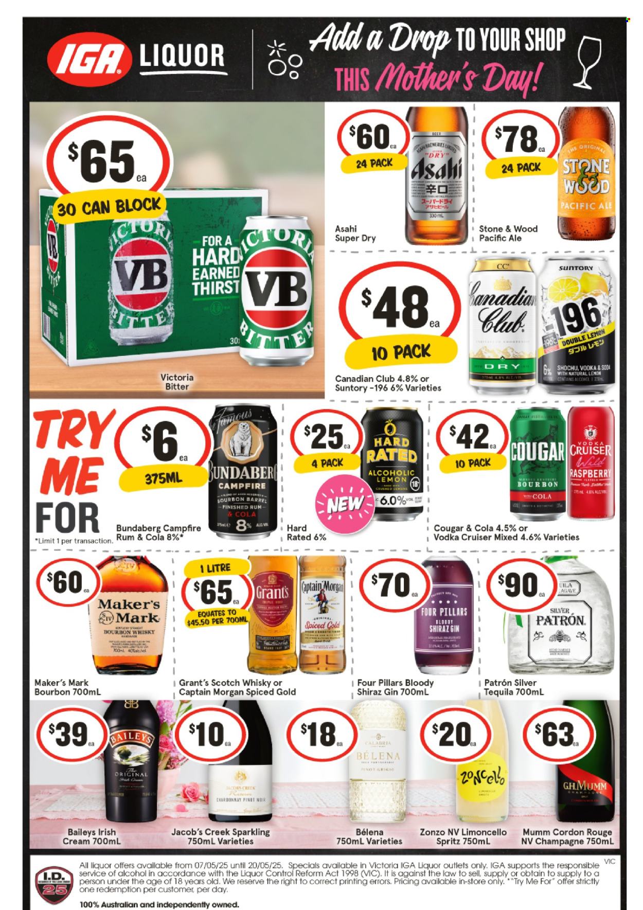 IGA LIQUOR catalogue - 7 May 2025 - 13 May 2025. Page 1
