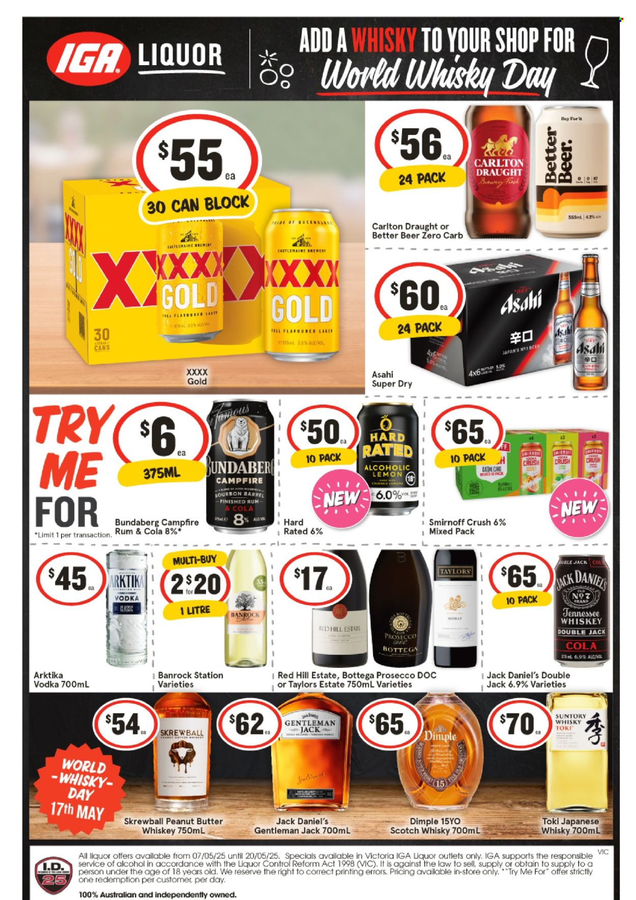 IGA LIQUOR catalogue - 14 May 2025 - 20 May 2025. Page 1