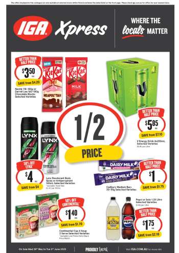 IGA Xpress Catalogue - 28 May 2025 - 3 Jun 2025.