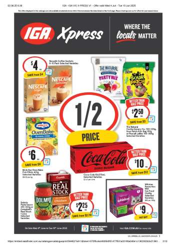 IGA Xpress Catalogue - 4 Jun 2025 - 10 Jun 2025.